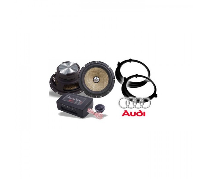 Audi A4 Avant In Phase XTC6CX Speaker Upgrade Package 